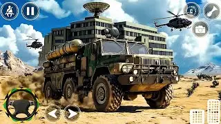 Army Truck Rescue Simulator 3D - Us Offroad Army Cargo Truck Driving - Android GamePlay