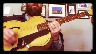 Vintage Harmony Blonde Archtone Total Rebuild pt.2