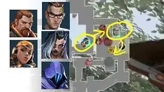 Defending strategy on Haven &laquo; 5 players A site retake &raquo; | Valorant analysis