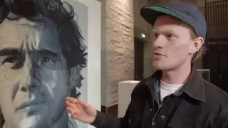Ian Berry presents Ayrton Senna portrait at Amsterdam Denim Days 2016