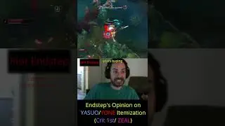 Riot Endstep's Opinion on YASUO/YONE Itemization (Crit 1st ZEAL)