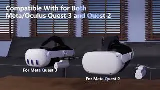 Saqico Battery Pack for Meta Quest 3S/3 and Oculus 2