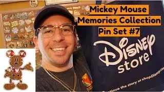 Mickey Mouse Memories Collection Pin Set #7 | July 2018