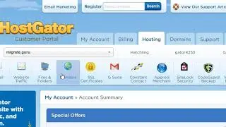 WordPress Install Folder - HostGator