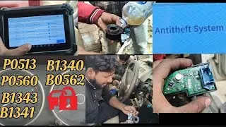Tata Manza starting problem!!P0513!!P0560!!B1343!!B1341!!B1340!!B0562!! immobilizer light problem!!