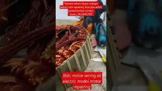 Hero bldc Motor repairing service hamare yahan batterycharger kiye jata hai #chargebattery#electric