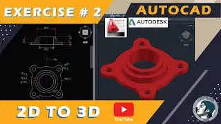 AUTOCAD 2D TO 3D EXERCISE 2 / TAGALOG VER.