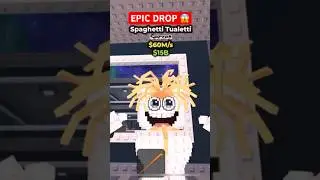 Roblox Steal a Brainrot: 1% SECRET DROP 😱 | 750M Lucky Block Spaghetti Tualetti! #Roblox #shorts