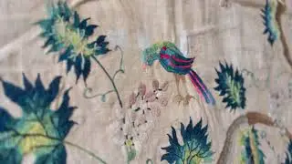 Sunday Antique Crewel Work Collection Video #23 - The 1710 Bed Hangings & Pelmet