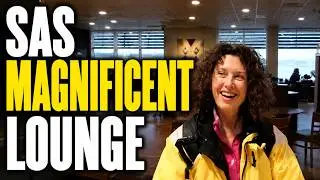 Magnificient SAS Star Alliance Lounge Terminal 5 Arlanda  Airport Stockholm