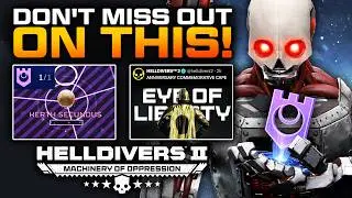 Helldivers 2 - New Mega Fortress & A Free Cape!