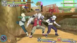 OrochiKabuto vs Jiraya and Tsunade - Naruto Shippuden: Narutimate Accel 3 [dc28]