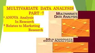 Multivariate Data Analysis | PhD ஆய்வாளர்களுக்கான SPSS & Research Guide/part-7/ANOVA