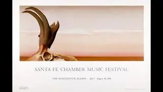 Georgia O'Keeffe, Santa Fe Chamber Music Festival Poster Collection, 1973 - 1992
