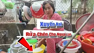 Xuyến Naii Rửa Chén cho Ngoại Lan luôn #phạmmongag #xuyennaii 