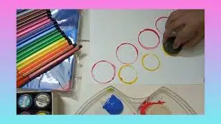 Easy Gift Paper Idea #giftpaper #drawing #kids #kidsart #art #artwork #painting #easydrawing