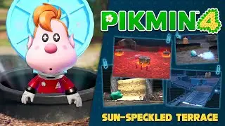 Pikmin 4 - All Caves: Sun Speckled Terrace (All Rescues, Treasure, Onions)