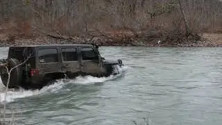 Jeep Wrangler Deep Water Crossing #mooreexpo