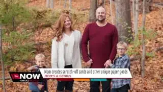 Mom creates scratch off cards and other unique paper goods