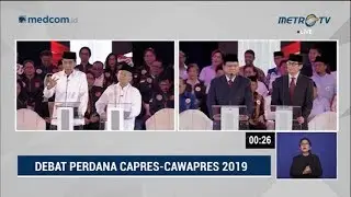 Debat Pilpres 2019 Part 6 - Jokowi Buktikan Keberpihakan ke Perempuan dan Penegakan Hukum ke Prabowo