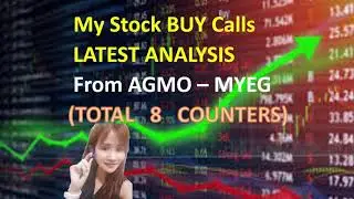 My 8 Stock Calls Latest Analysis - AGMO, CATCHA, DNEX, HONGSENG, ICON OFFSHORE, JAG, MTAG to MYEG