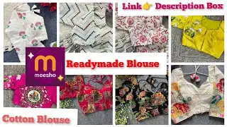 Readymade Blouse From Meesho 🥰/ Cotton Blouse/ Blouse Design @bestdeal25-81 