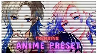 TRENDING ANIME EDIT PRESET [INSTAGRAM / TIKTOK FORMAT]LINK IN COMMENTS #anime #presetalightmotion
