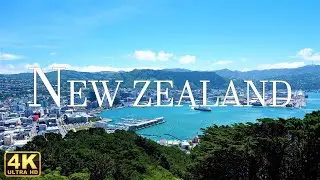 NEW ZEALAND 4K UHD - Amazing Beautiful Nature with Relaxing Music & Soundscapes