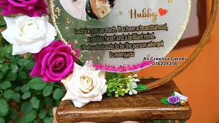 @AV Creative Corner #resin #support #resincreation #resinphotoframe #gift #anniversary #birthday