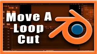 Blender Tutorial: How To Move A Loop Cut In Blender