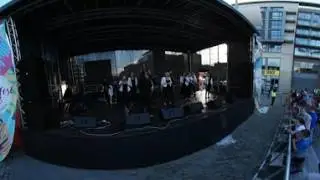 Dublin Gospel Choir Performing at Blue Fire Street Festival 2016