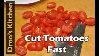 How to Cut Cherry Tomatoes Quickly - Kitchen Tips