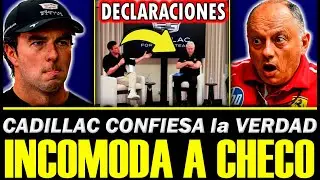 🚨 ¡BOMBA! CADILLAC CONFIESA la GRAN VERDAD que INCOMODA sobre CHECO PÉREZ y sacude la F1 🔴