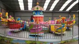 Thrilling fun fair rides amusement park equipment turntable rides for sale