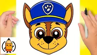 How To Draw Chase From Paw Patrol For Beginners 