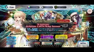 Fate Grand Order FGO - 7th Anniversary Archetype Earth Summons
