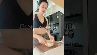 GINGER MATCHA | Fragrant, delicious, and very refreshing✨🍵🫚 #drink #matcha #grwm #reels #shorts