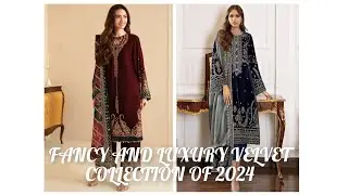 Fancy And Luxury Velvet Collection Of 2024|Velvet Collection|@yuseraclothing786