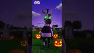 Spooky Patchwork Safari 🎃👻 | Halloween Animal Sounds Song for Kids | Roar, Neigh & Munch Fun!