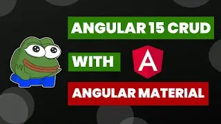 Angular 15 crud with angular material | Angular project for beginners