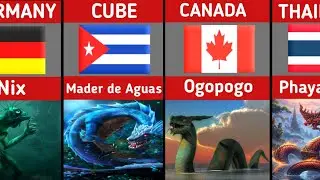 🌊 Sea Monsters from Different Countries | Legends Hidden Beneath the Ocean