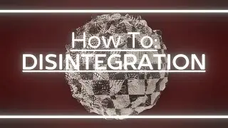DISINTEGRATION EFFECT- Geometry nodes, No Simulation!