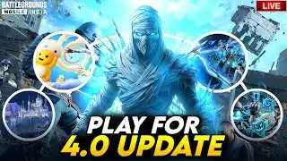 BGMI 4.0 NEW UPDATE LET'S PLAY FOR CAPTAIN G LIVE | @captaing-g