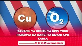 SANAMU YA UHURU YA NEW YORK HAIKUWA NA RANGI YA KIJANI APO KABLA