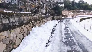 🌨️Snowstorm! Brush Beatdown Around My Kominka - The After Effects