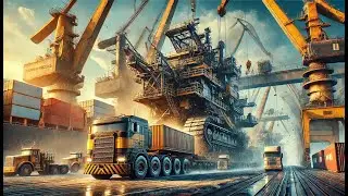 Extreme Mining Machines: Heavy Haulers at the Docks #2