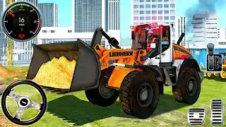 Tunnel construction JCB Exavator Simulator - City Builder Vehicles Driving 3D : Android Gameplay