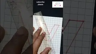 How To Draw Alphabet V #alphabet #creative #drawing #art #howtodraw  #viralshorts #3d #shorts