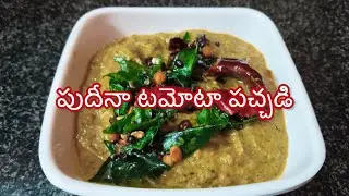 Pudina Tomato pachadi || పుదీనా టమోటా పచ్చడి