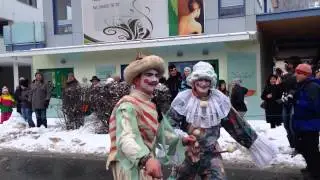 Altenmarkter Perchtenlauf - Kobold und Hanswurst